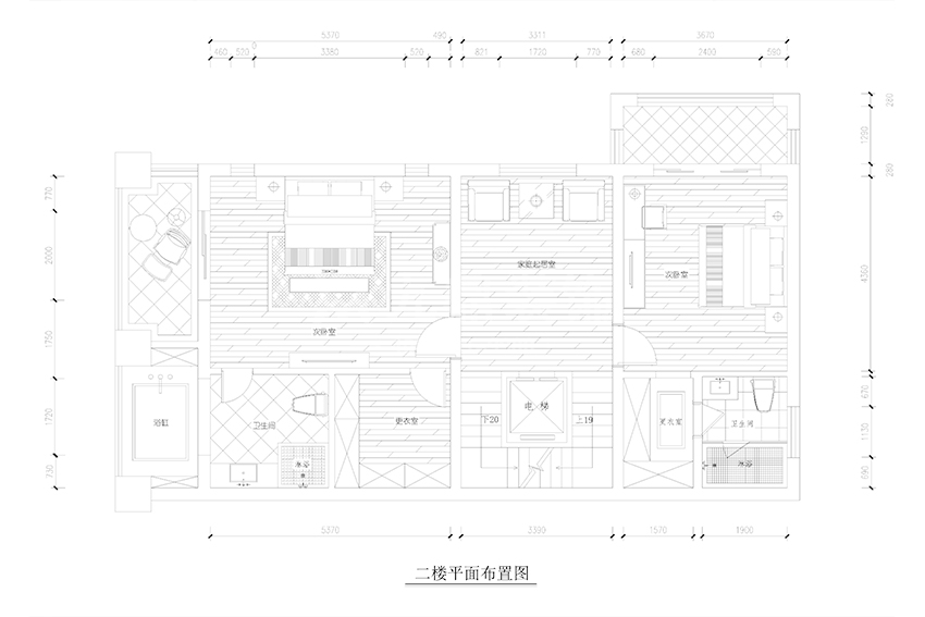 二楼平面图