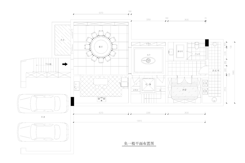 负一楼平面图