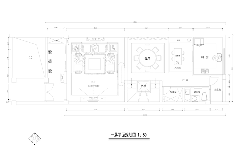 一层平面图